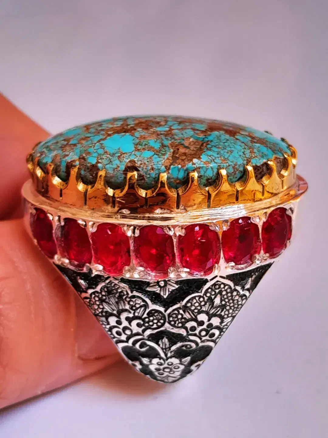 فیروزه نیشابوری کلکسیونی|جواهرات|شیراز, گلشن|دیوار