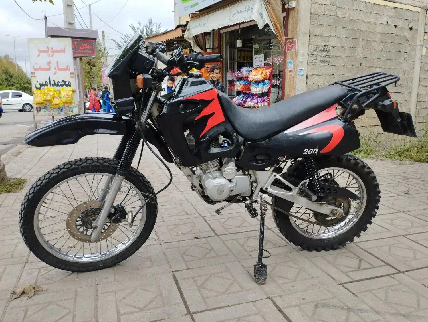 موتور تریل 200 وحشی|موتورسیکلت|ماسال, |دیوار