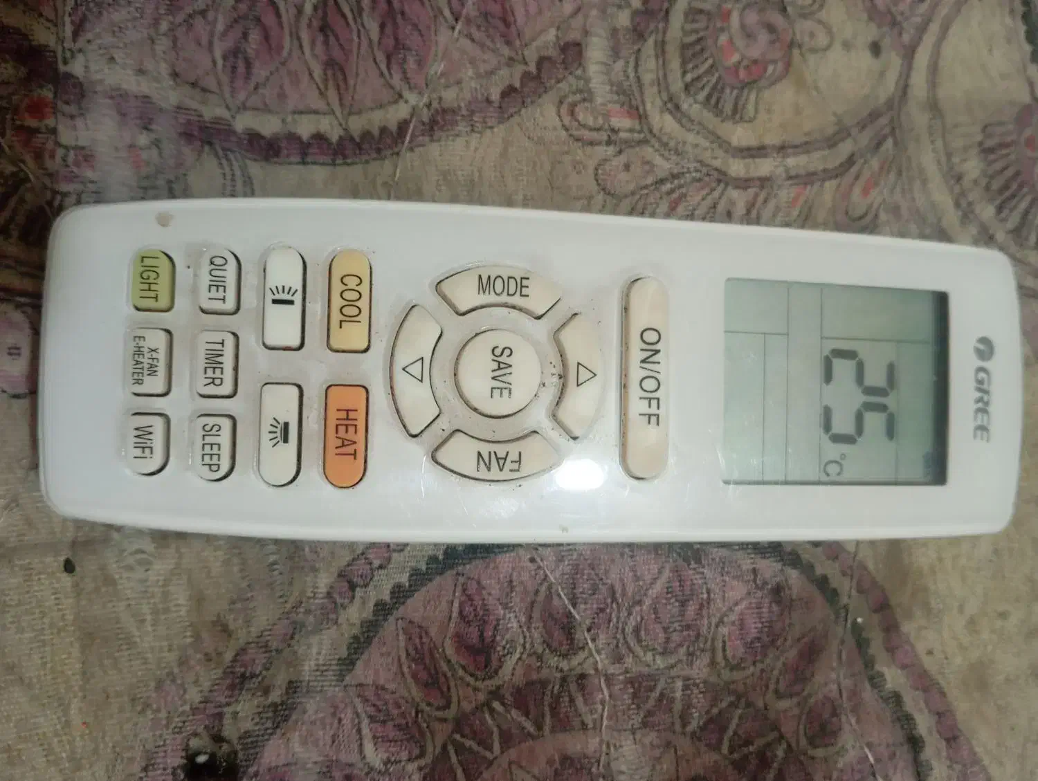 کنترل کولر اسپلیت گری|کولر گازی و فن‌کوئل|درگهان, |دیوار