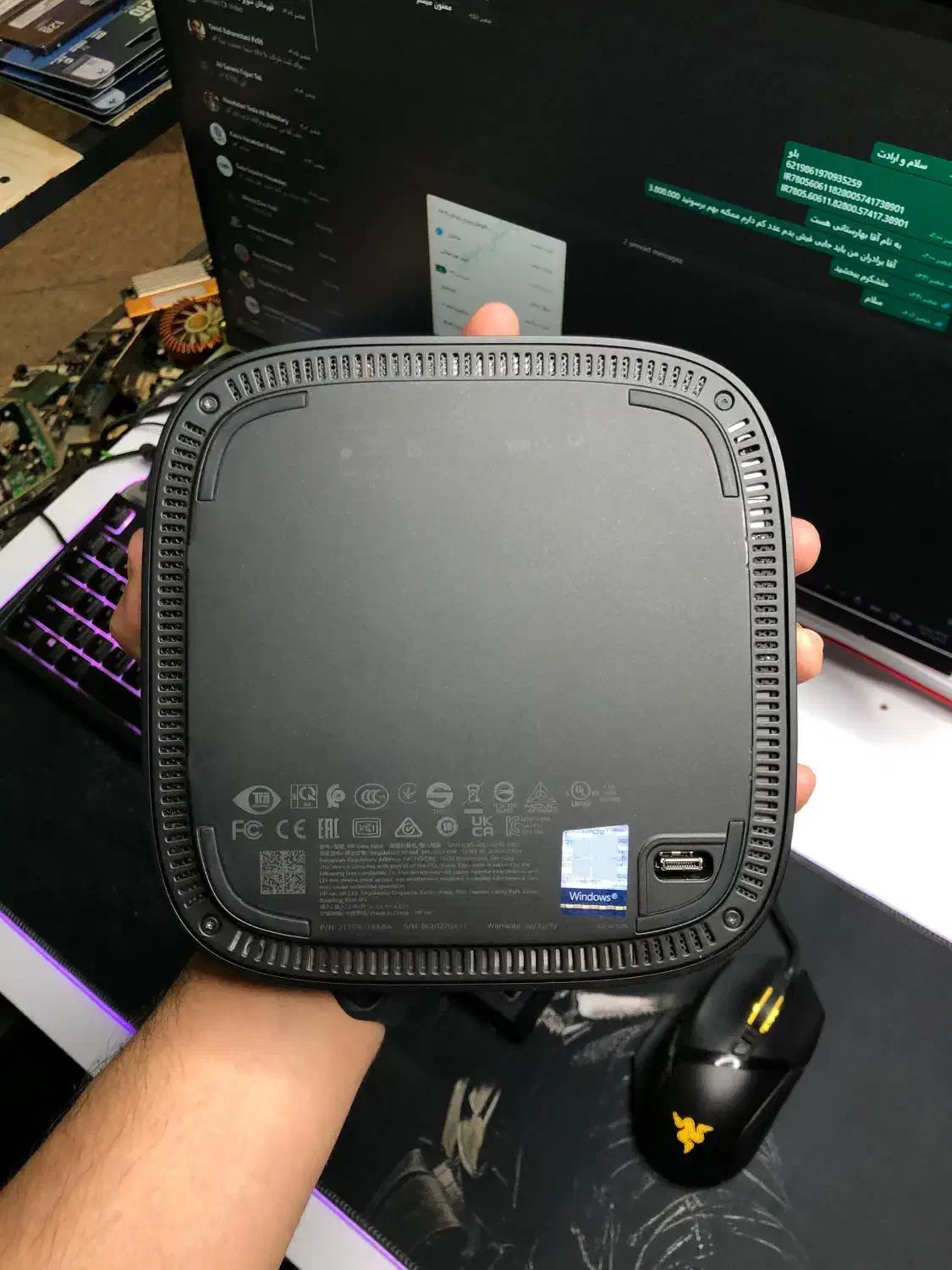 مینی کیس HP elite G1|رایانه رومیزی|تهران, تهرانپارس غربی|دیوار