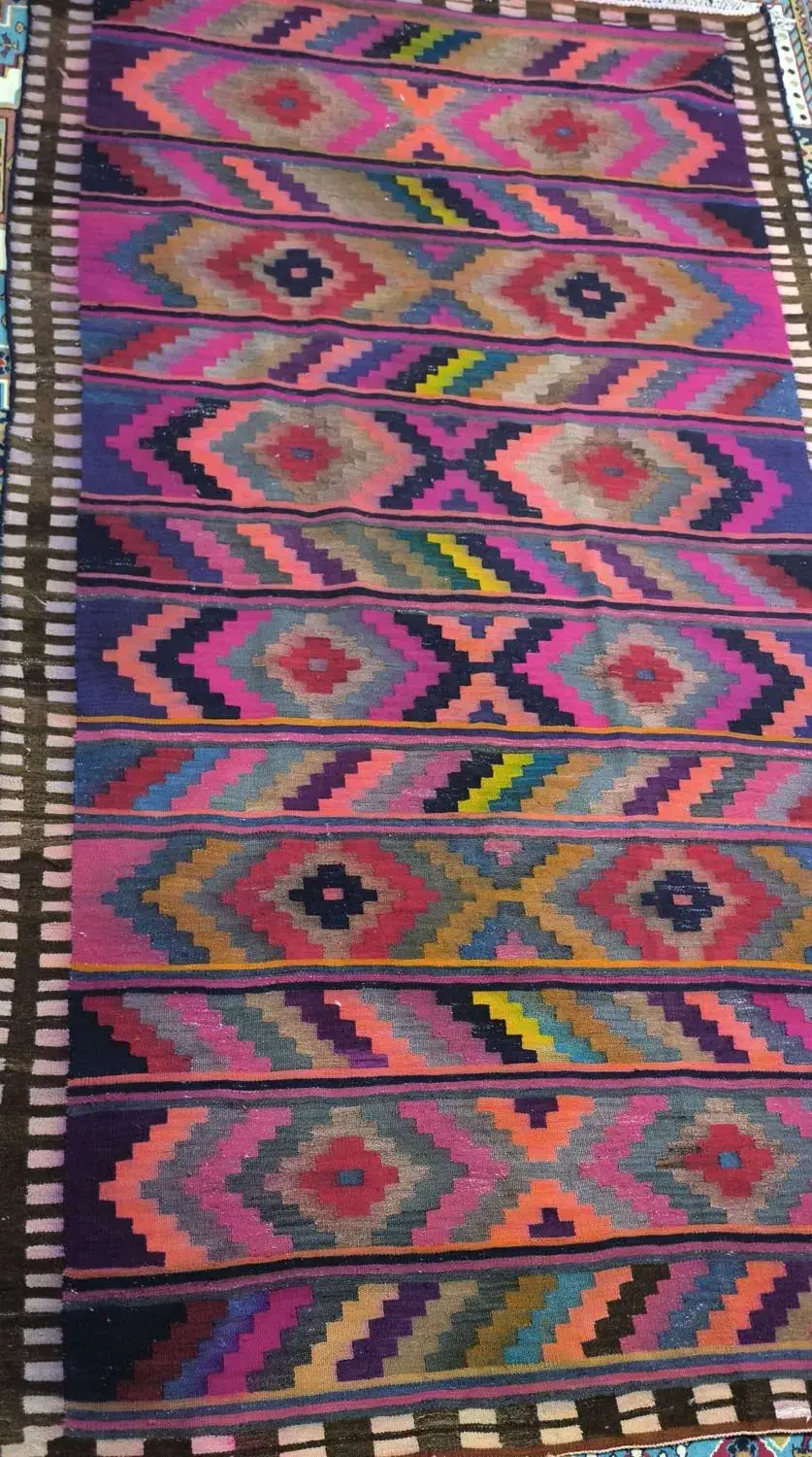 گلیم دستبافت|گلیم، جاجیم، گبه|خرم‌آباد, |دیوار