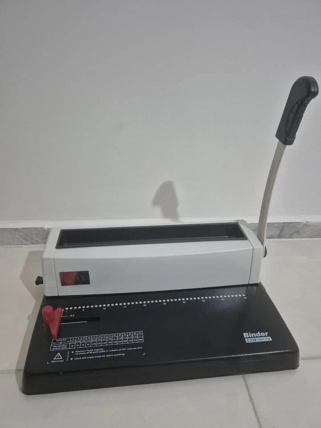 دستگاه صحافی فنری Binder C338|پرینتر، اسکنر، کپی، فکس|قزوین, |دیوار