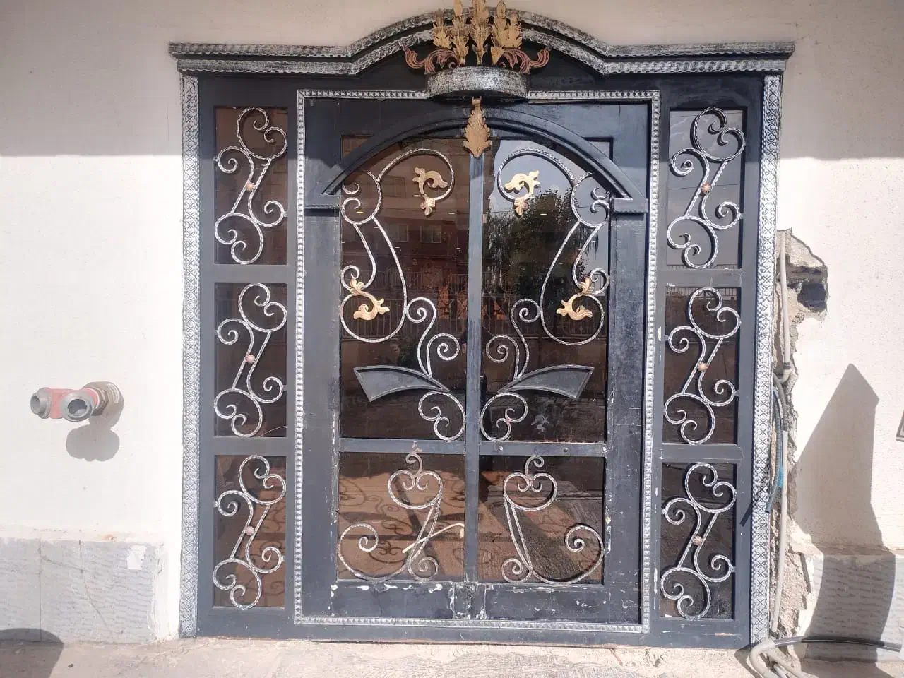 درب آهنی لابی|مصالح و تجهیزات ساختمان|پردیس, فاز ۹|دیوار