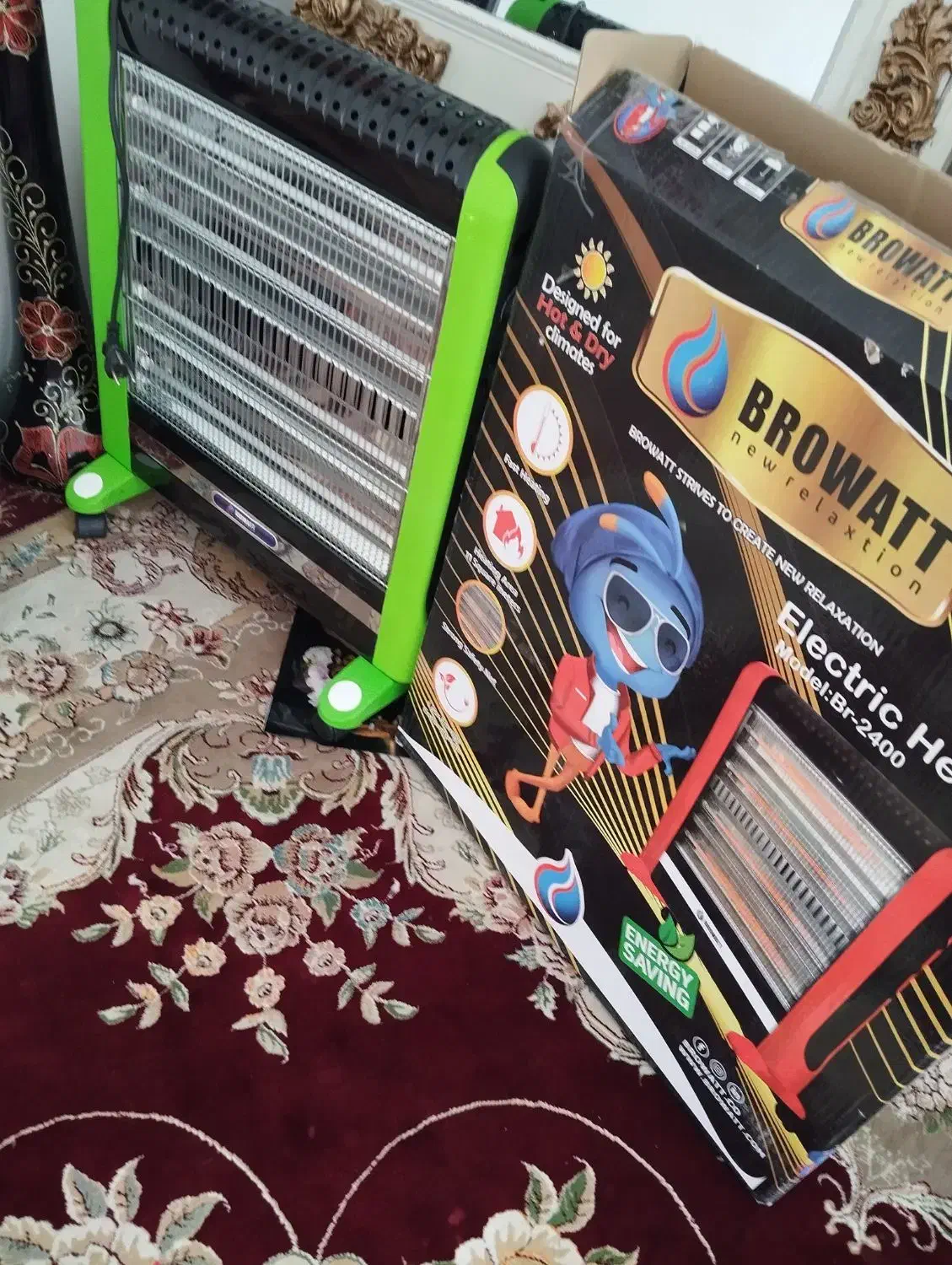 بخاری برقی|بخاری، هیتر، شومینه|نیمبلوک, |دیوار