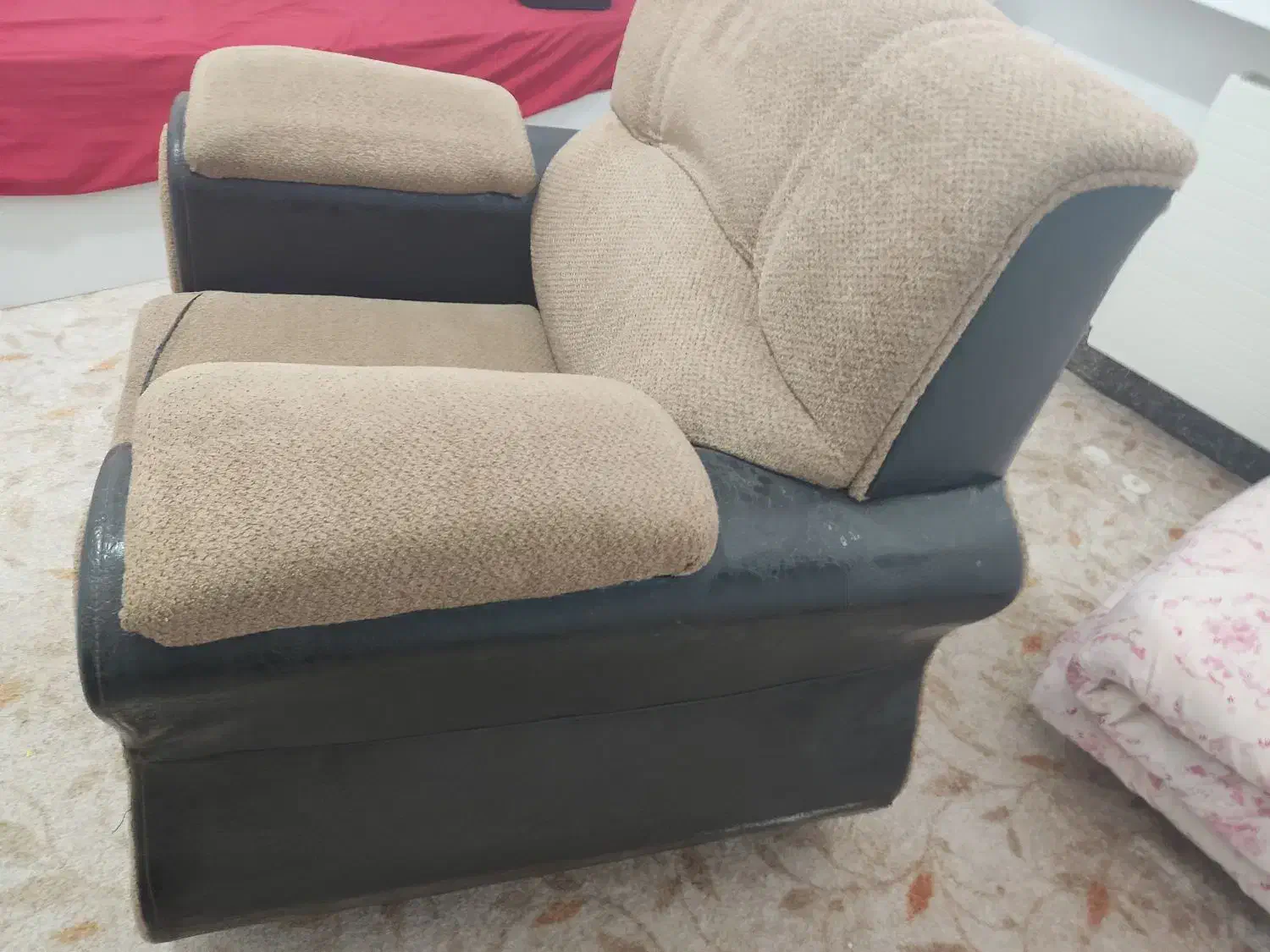 دو مبل یک نفره|مبلمان خانگی و میز عسلی|کازرون, |دیوار