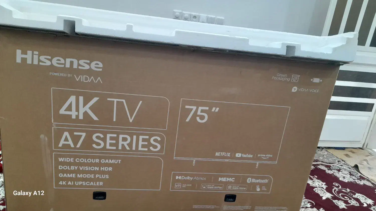 فروش کارتن تیلفزیون ۷۵ اینچ نونو|تلویزیون و پروژکتور|شادگان, |دیوار