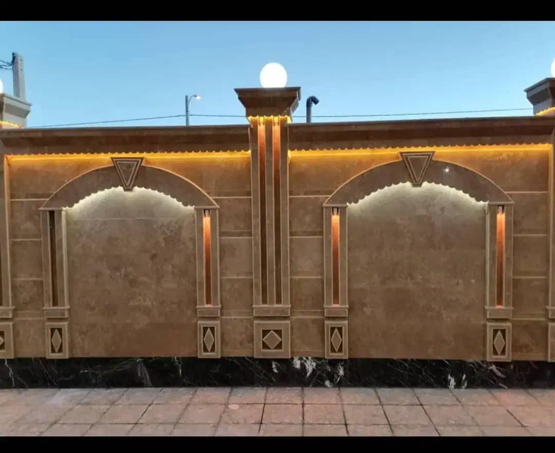 اجرای انواع نمای ساختمان سنگ سرامیک اجر سفال|خدمات پیشه و مهارت|بیرجند, |دیوار