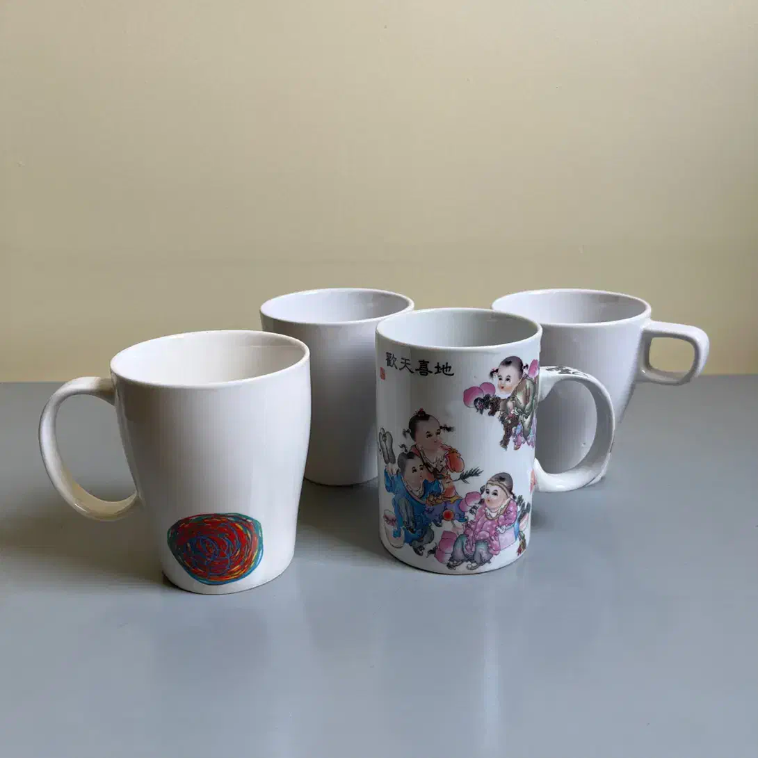 ۴ عدد ماگ|ظروف سرو و پذیرایی|اصفهان, شاهزاده ابراهیم|دیوار