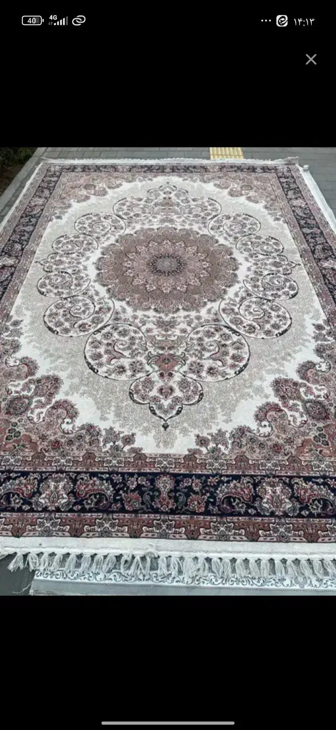 فرش ۱۲متری ۷۰۰شانه کار کرده قیمت ۶۱۰۰|فرش|فردوس (خراسان), |دیوار