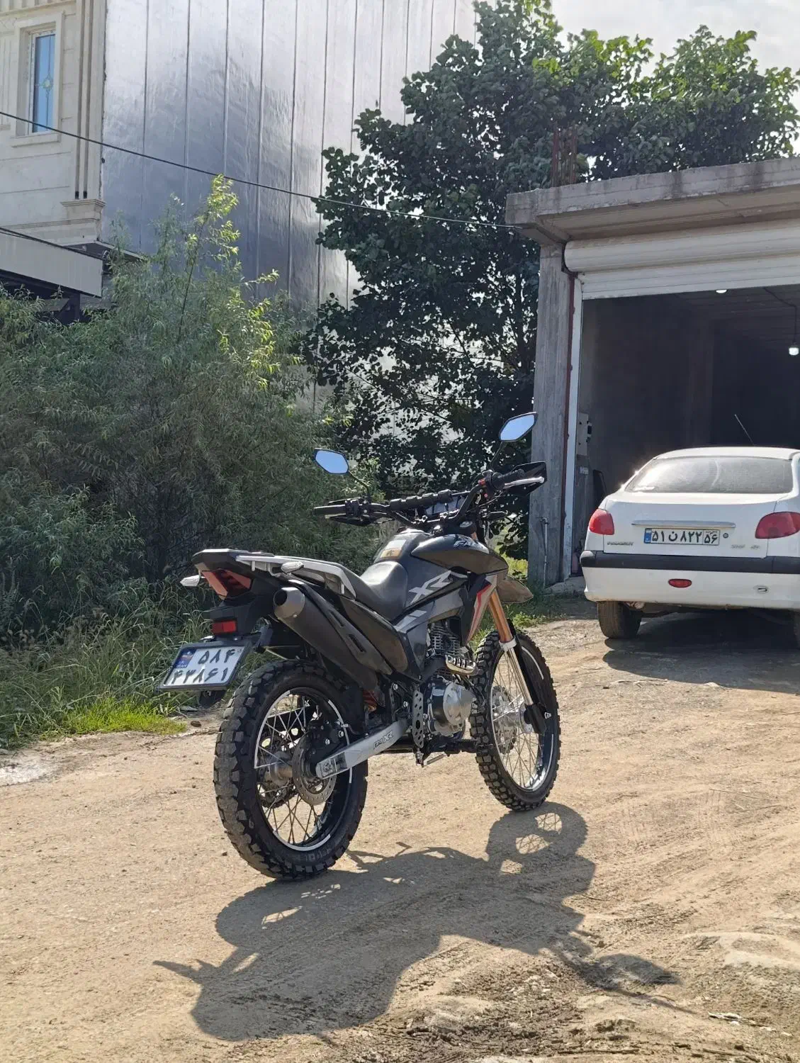 فلات xr250|موتورسیکلت|پره‌سر, |دیوار