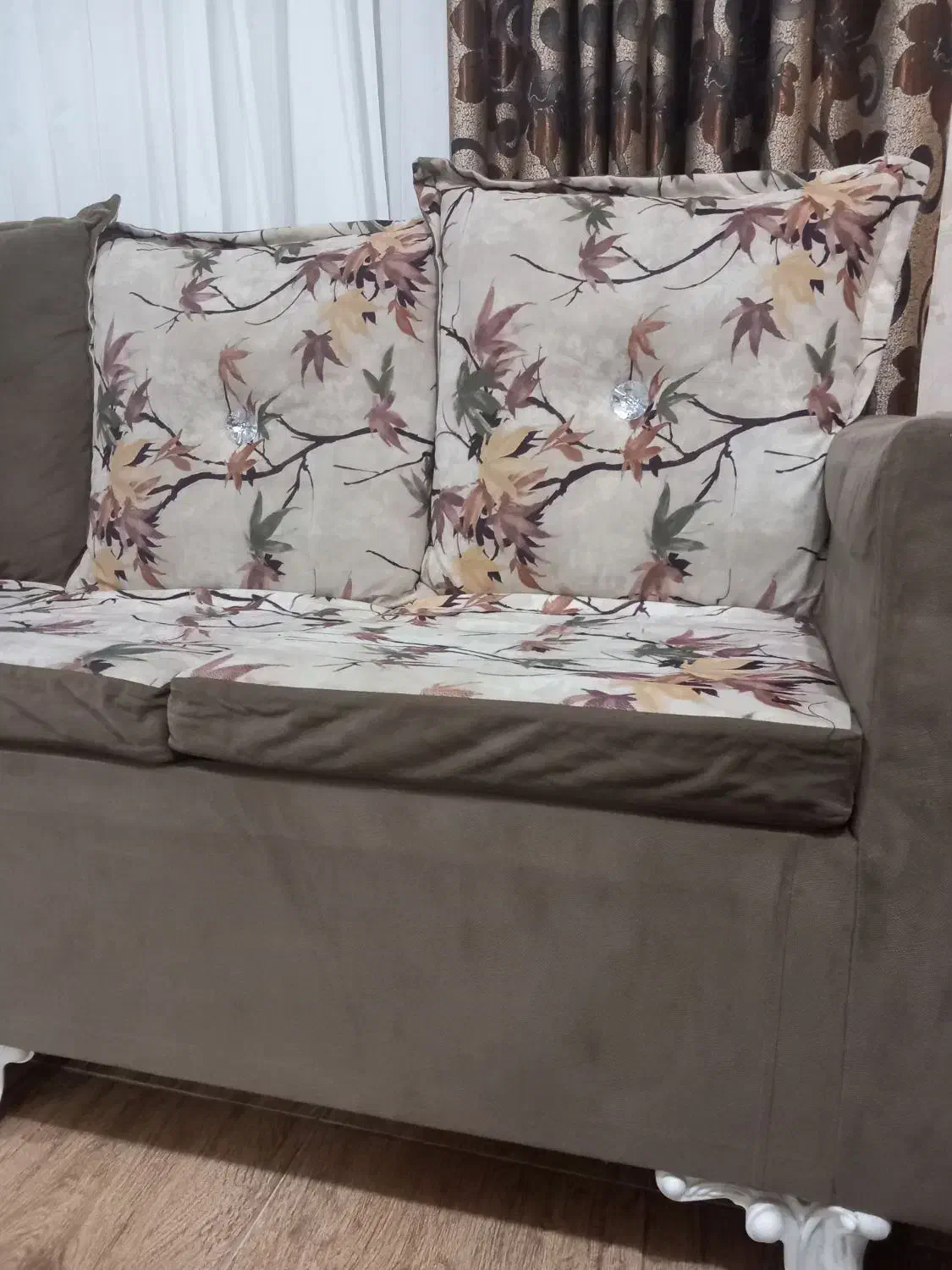 مبل 7نفره کار کرده 5نفره با جلو مبلی 5میلیون|مبلمان خانگی و میز عسلی|خمام, |دیوار