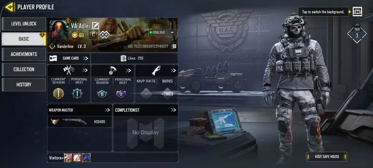 اکانت کالاف اچ اس لجند|کنسول، بازی ویدئویی و آنلاین|محمدشهر, محمدشهر|دیوار