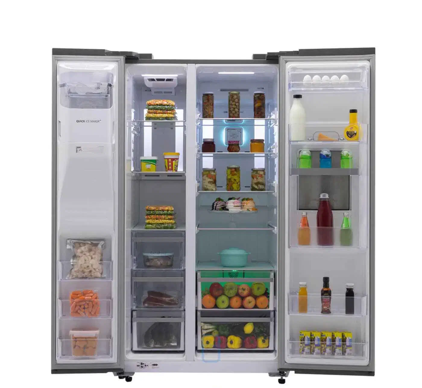 ساید ۳ درب هوشمند اسنوا|یخچال و فریزر|تاکستان, |دیوار