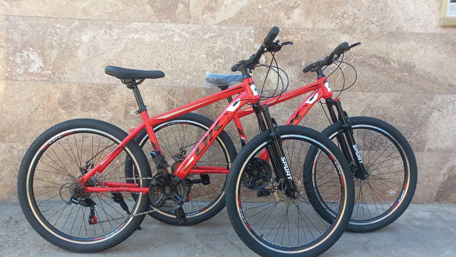 دوچرهه سایز ۲۶ اوکی کمک قفل شو دیسکی آکبند|دوچرخه، اسکیت، اسکوتر|رشت, پیرکلاچای|دیوار