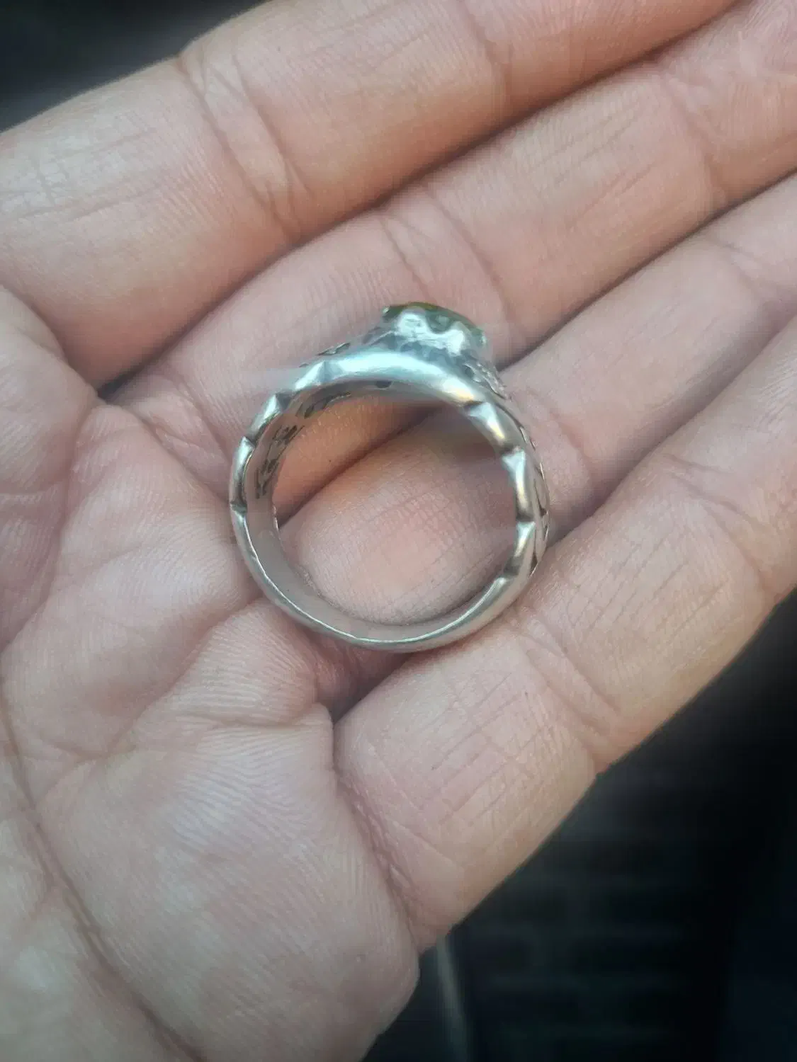 انگشتر زبرجد افغان خال دار|جواهرات|مشهد, کارمندان دوم|دیوار