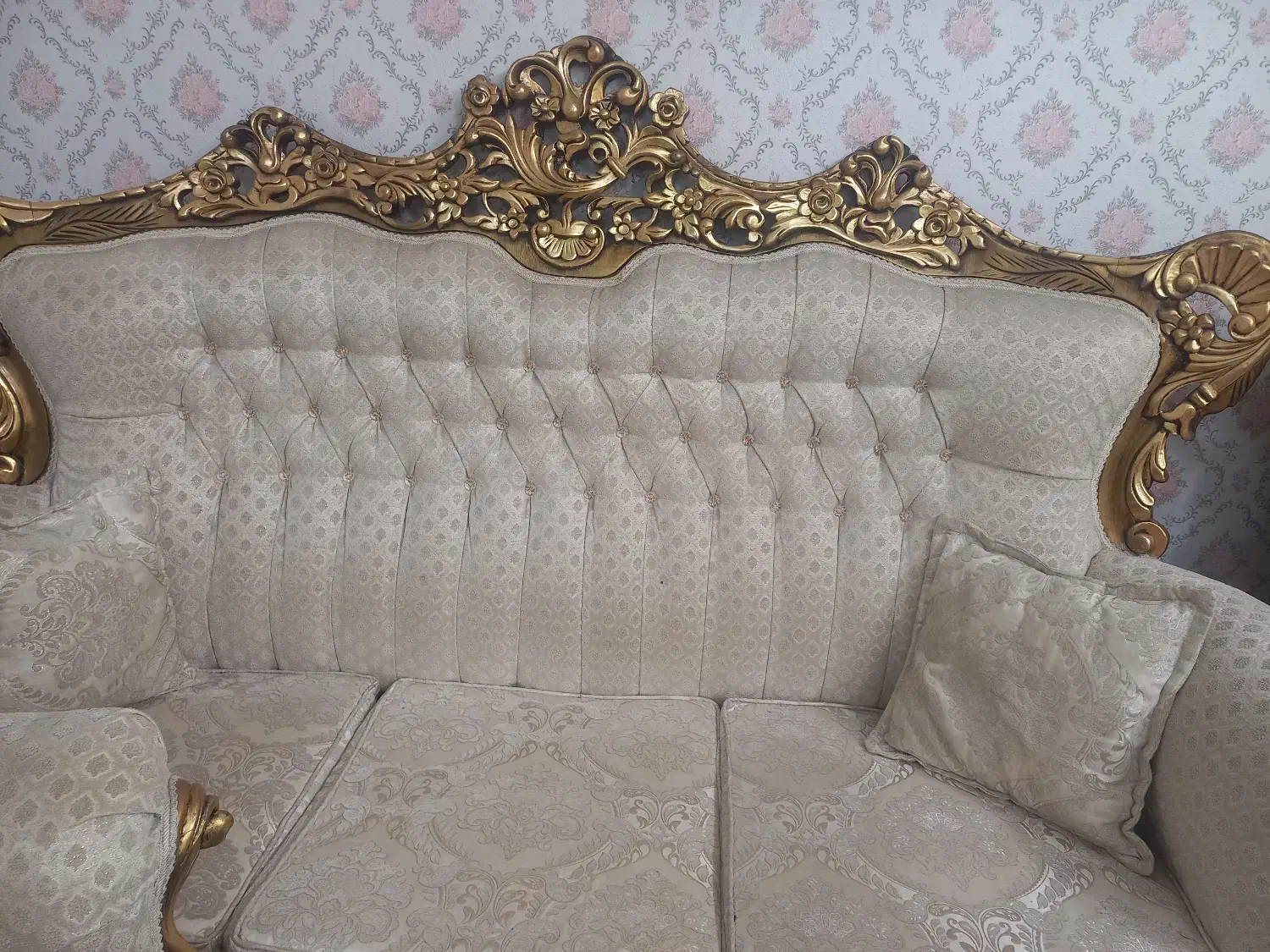 مبل سلطنتی ۹نفره چوب گردو|مبلمان خانگی و میز عسلی|تهران, افسریه جنوبی|دیوار