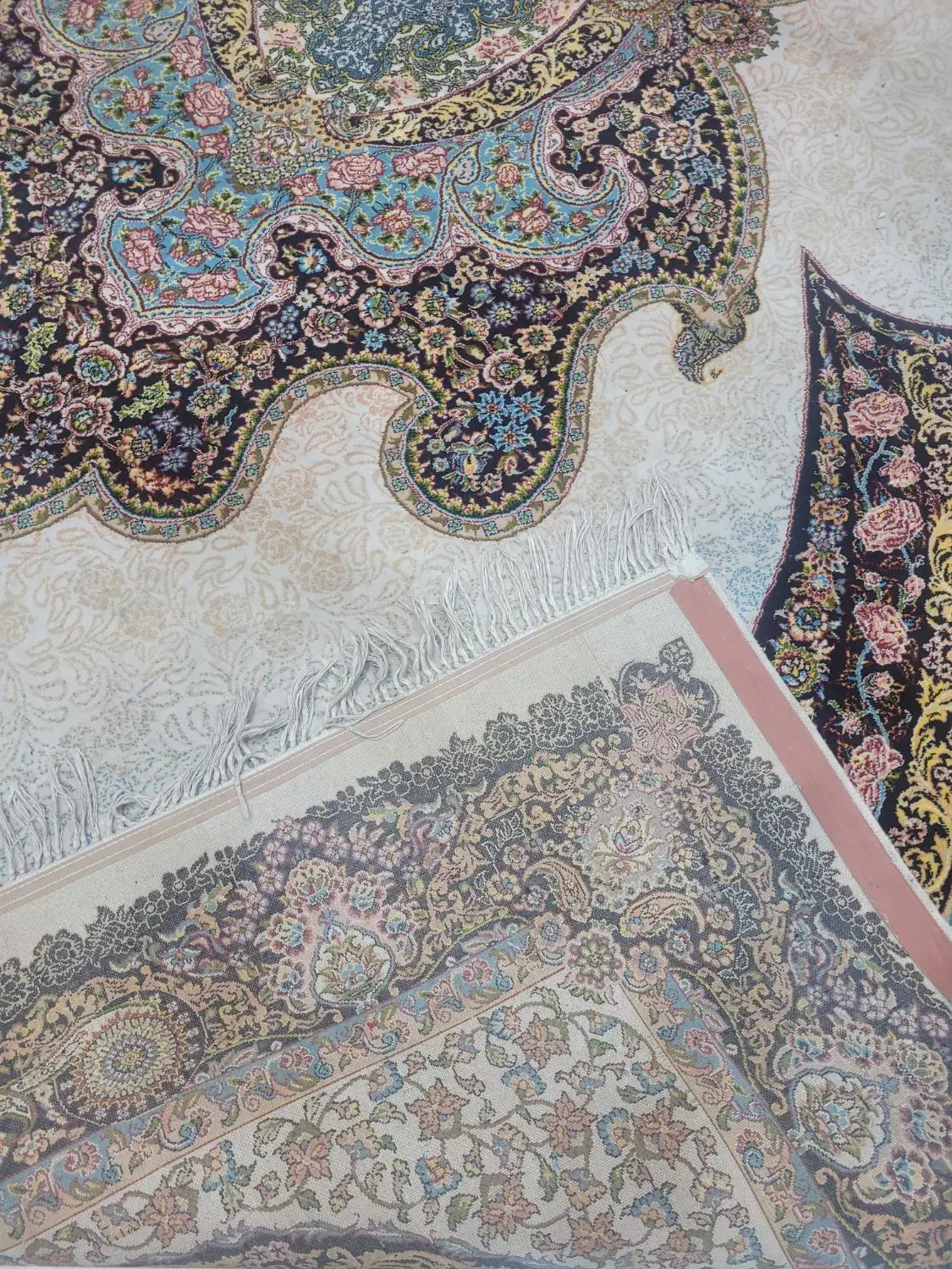 فرش جفت 9متری نخ کارکرده|فرش|مشهد, مصلی (کارمندان اول)|دیوار