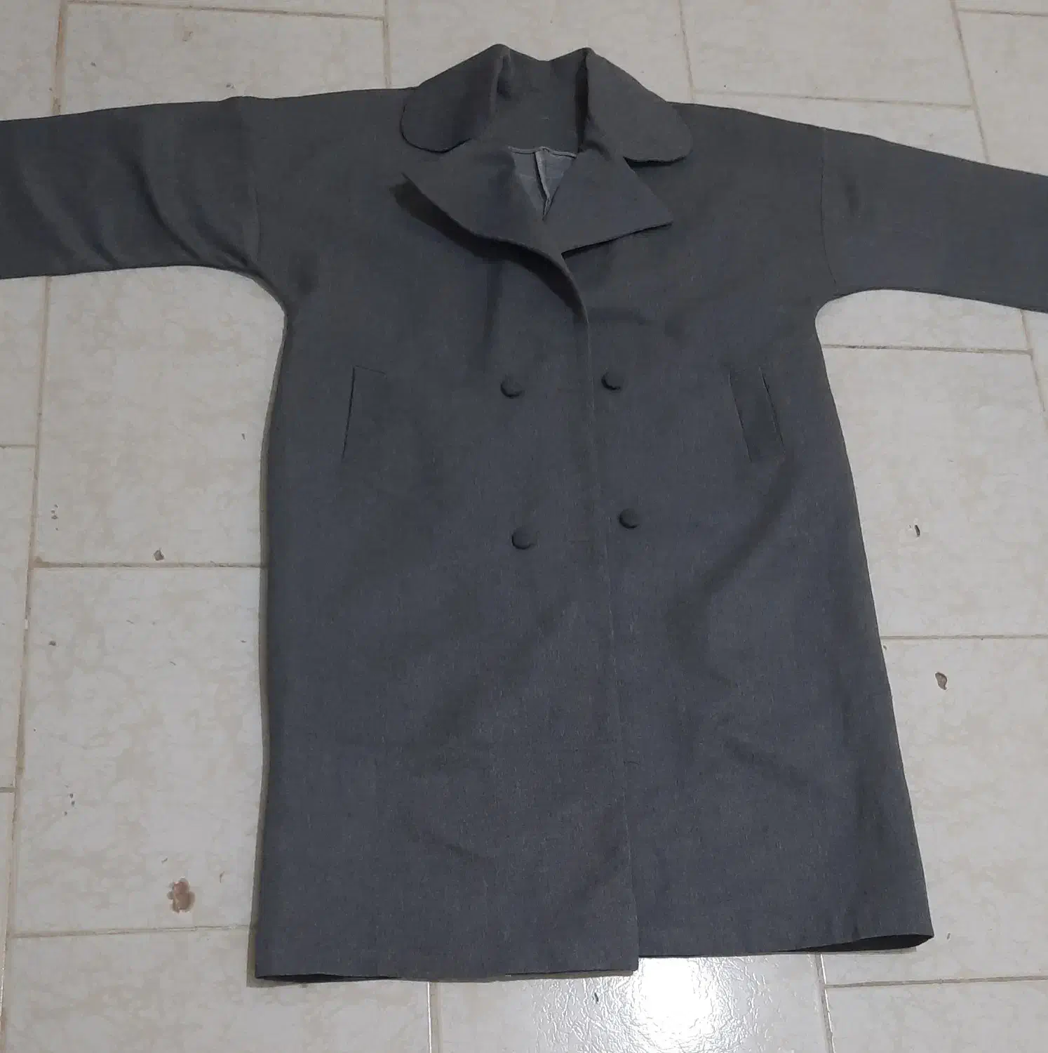 پالتو بلند زنانه اورسایز جنس توییت|لباس|مهران (ایلام), |دیوار