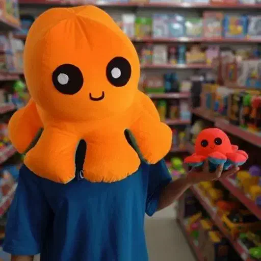 عروسک اختاپوس مودی بزرگ دو حالته، مخملی|اسباب‌‌بازی|پاکدشت, پاکدشت (مامازند)|دیوار