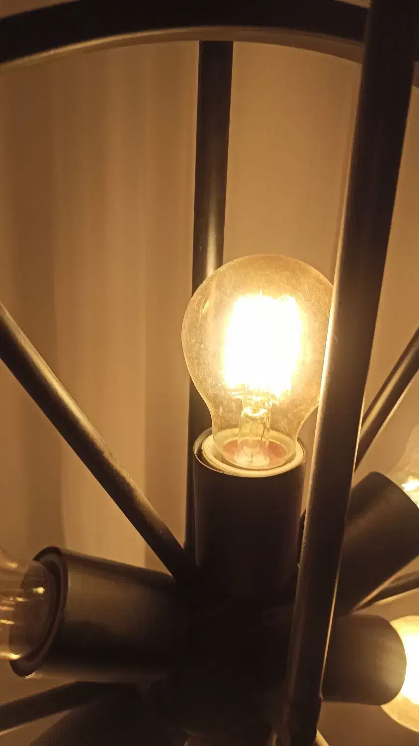 لوستر مدل چرخ|لوستر و چراغ آویز|مشهد, چهارچشمه|دیوار