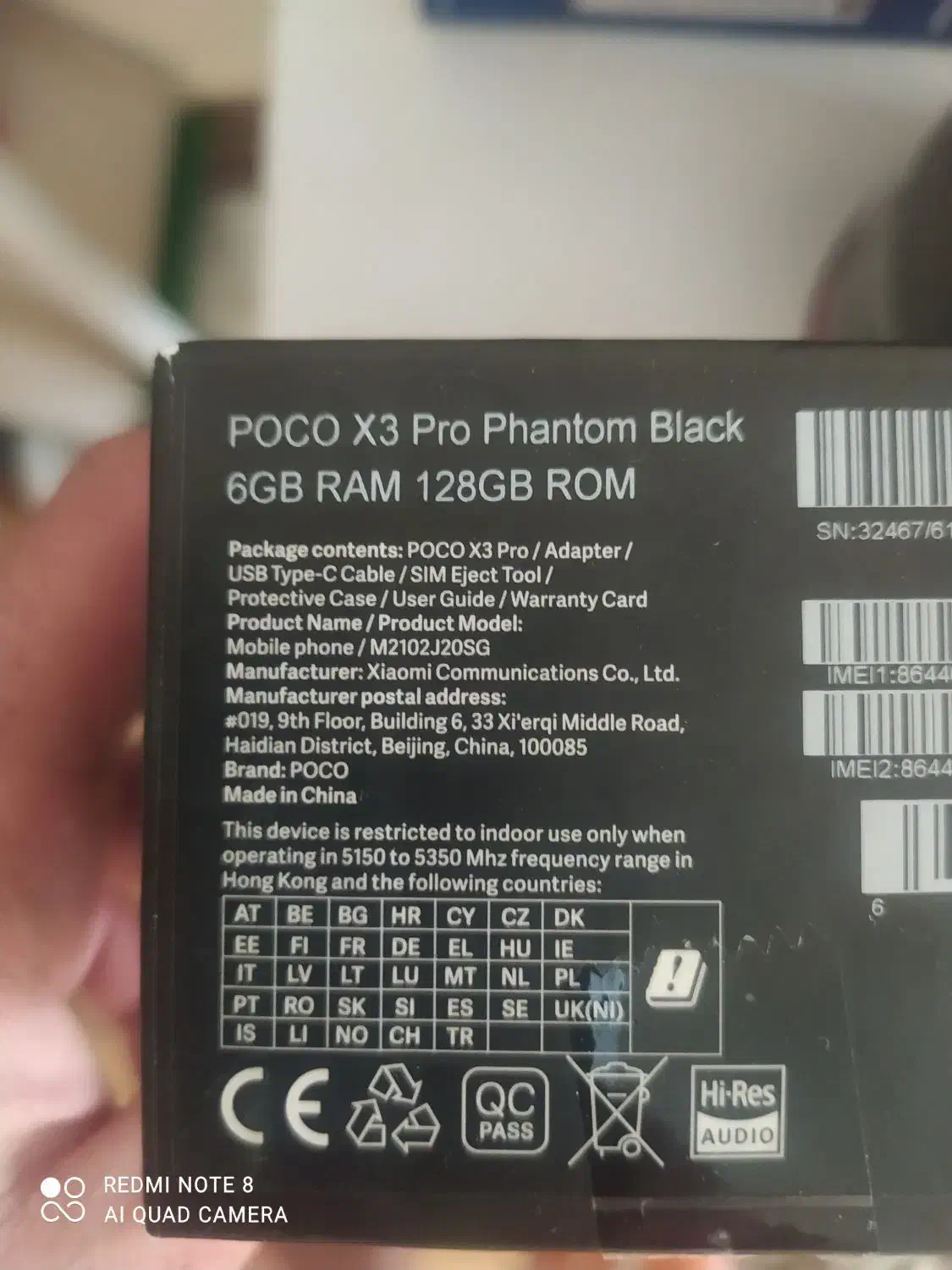 پوکو x3 pro 128 تعمیری|موبایل|الوند, |دیوار