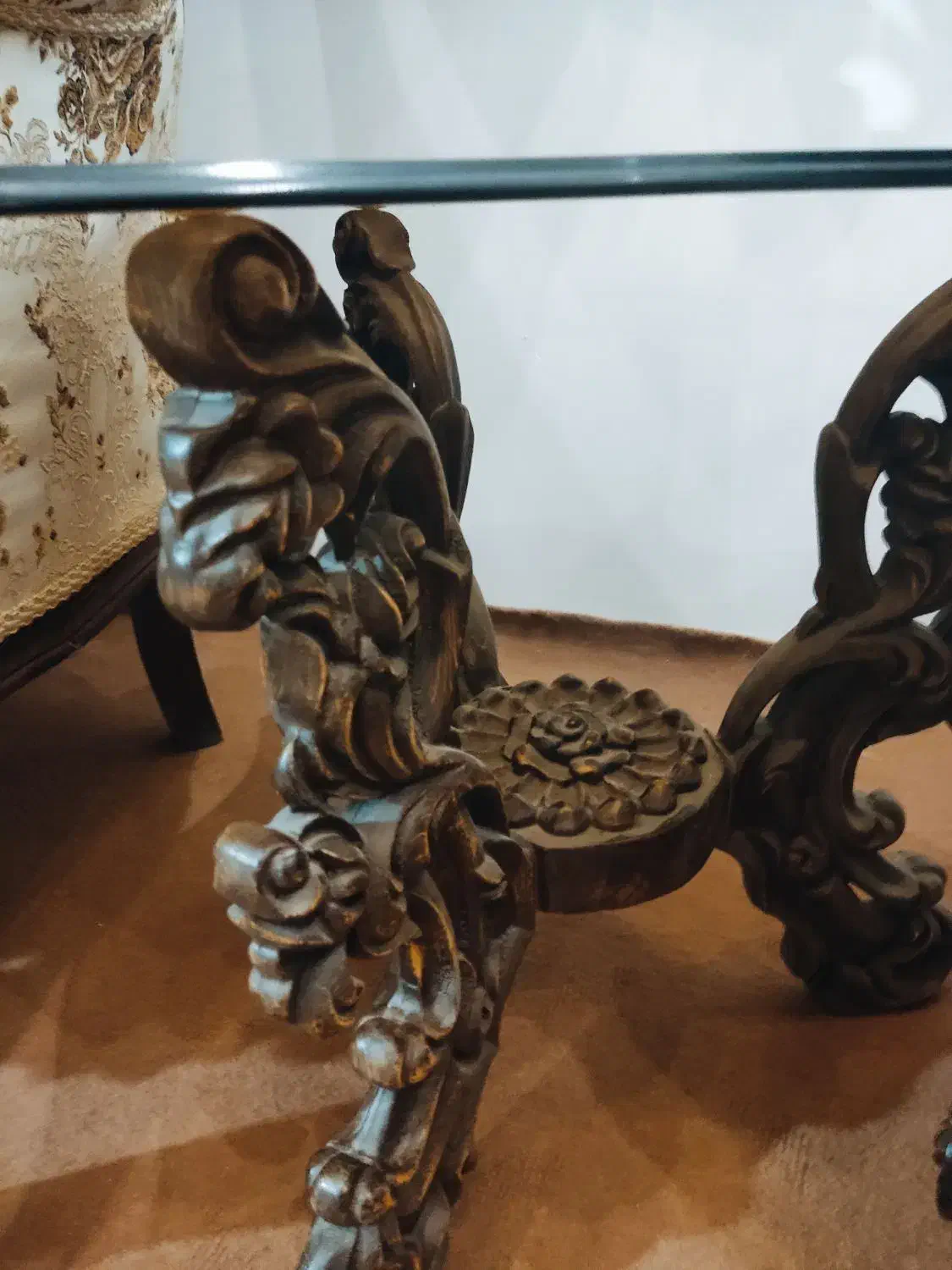 مبل سلطنتی ۹ نفره|مبلمان خانگی و میز عسلی|آبیک, |دیوار