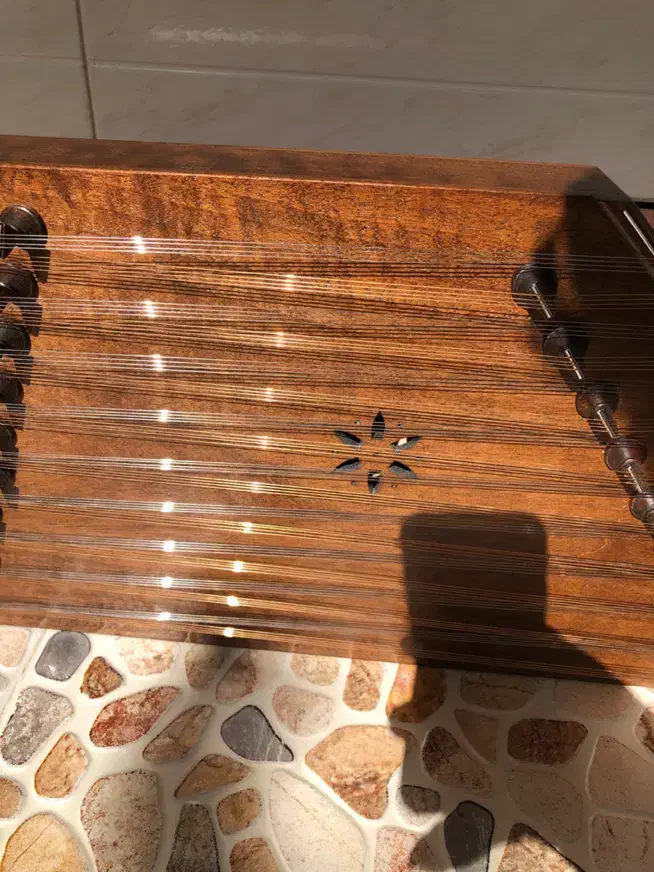 سنتور نو چوب گردو با ضمانت، لوازم کامل|سازهای سنتی|بهشهر, |دیوار