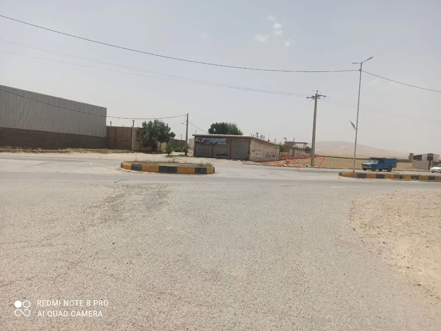 زمین تجاری لب جاده روستای محمود اباد|فروش زمین و ملک کلنگی|قیدار, |دیوار