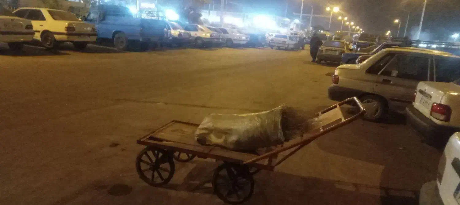 گاری چهار چرخه|ابزارآلات|شیراز, دودمان|دیوار