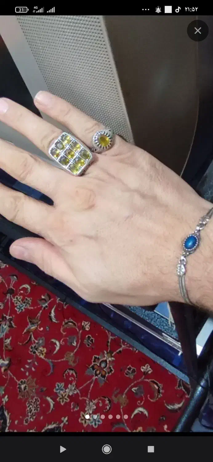 انگشتر یاقوت زرد|جواهرات|تهران, نعمت‌آباد|دیوار