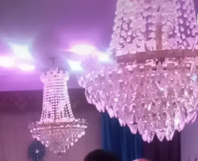 لوستر|لوستر و چراغ آویز|بهارستان, |دیوار