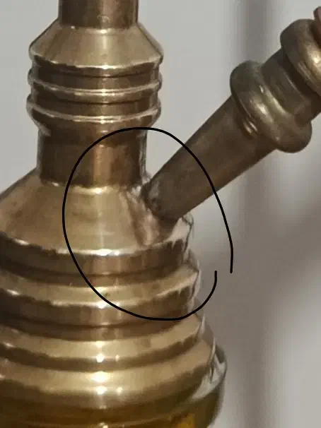 قلیان برنجی|صنایع دستی و سایر لوازم تزئینی|شهر ری, دولت‌آباد|دیوار