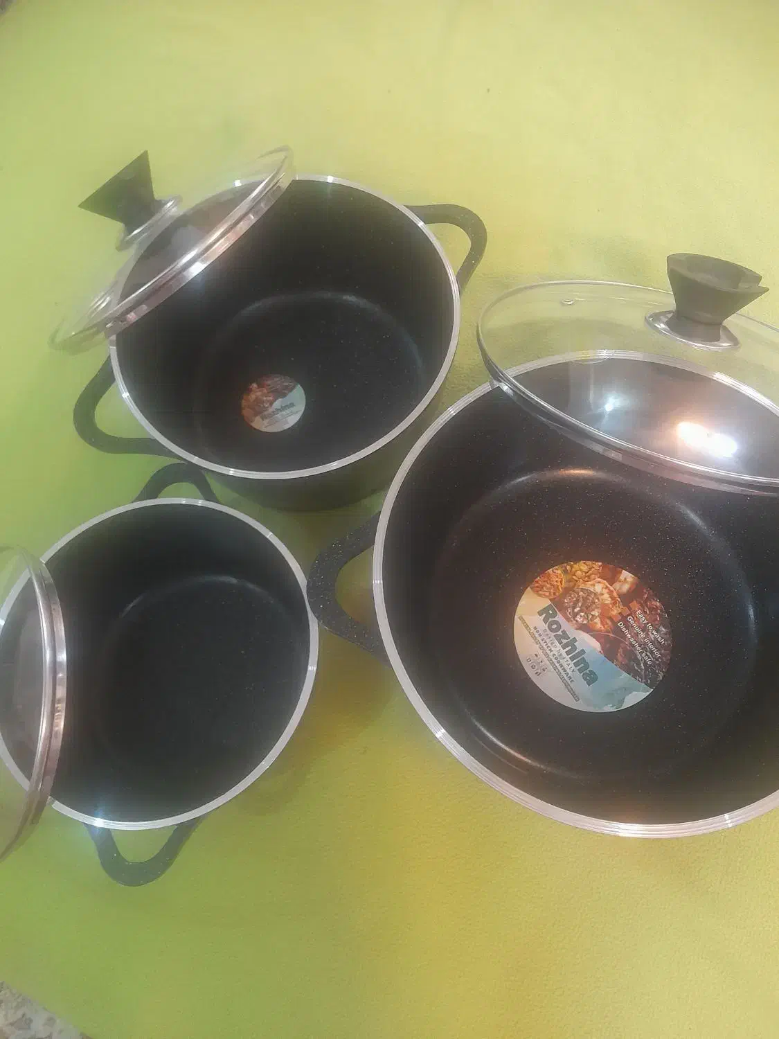 سرویس قابلمه چدن گرانیت|ظروف پخت‌وپز|تهران, نیروی هوایی (پیروزی)|دیوار