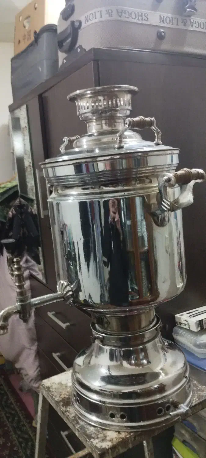 سماور گازی برنجی بیست لیتری|سماور، چای‌ساز، قهوه‌ساز|تهران, شمیران‌نو|دیوار