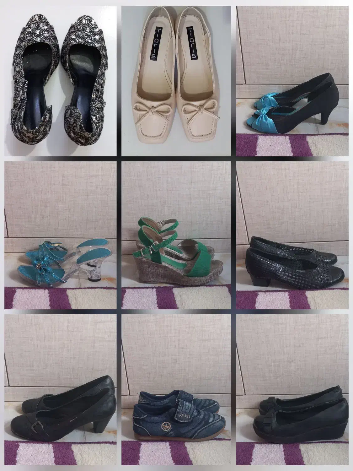 کفش مجلسی و راحتی|کیف، کفش، کمربند|پرند, فاز ۶|دیوار