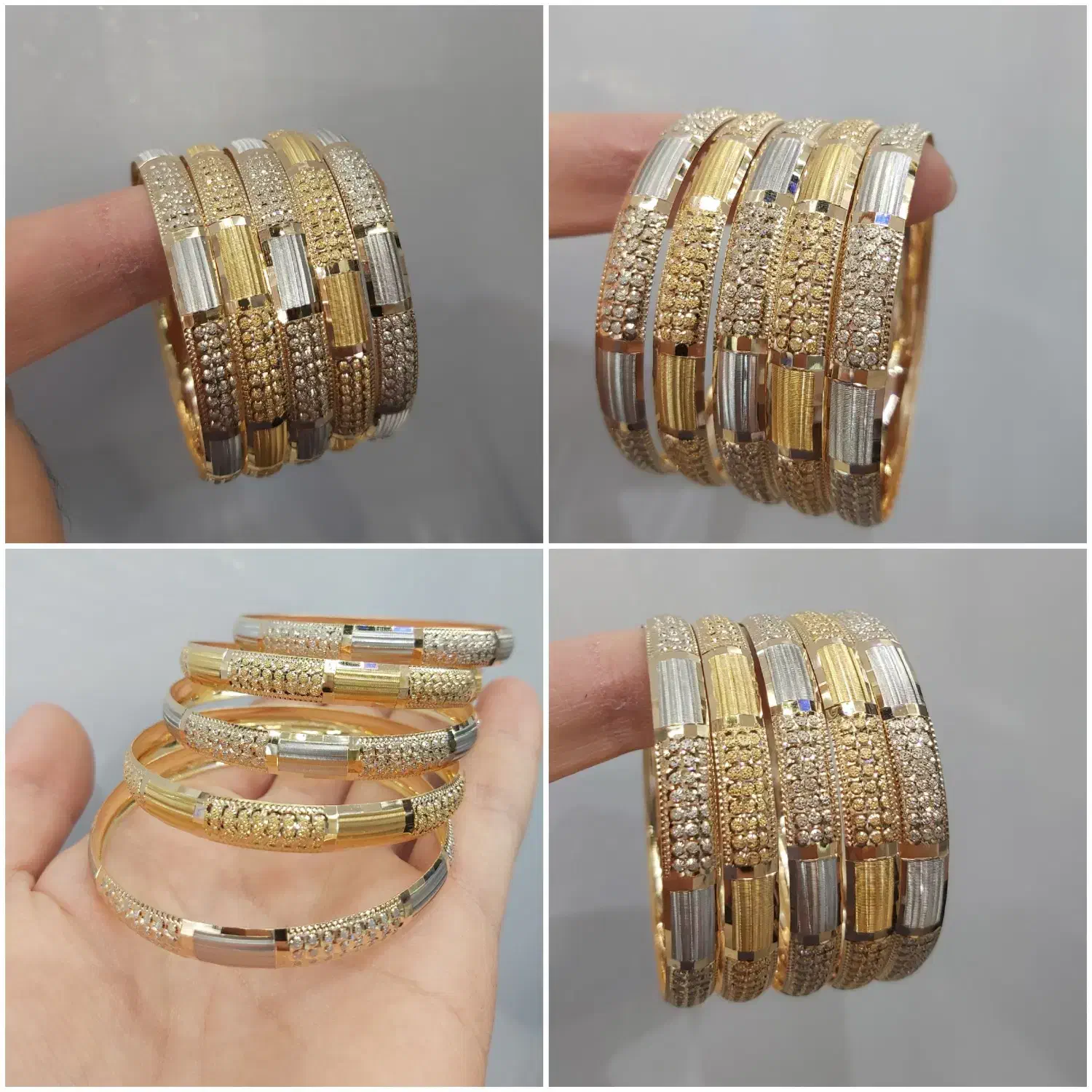 پنج عدد النگو سایز ۲ (23.930 گرم)|جواهرات|نیشابور, فردوسی جنوبی|دیوار