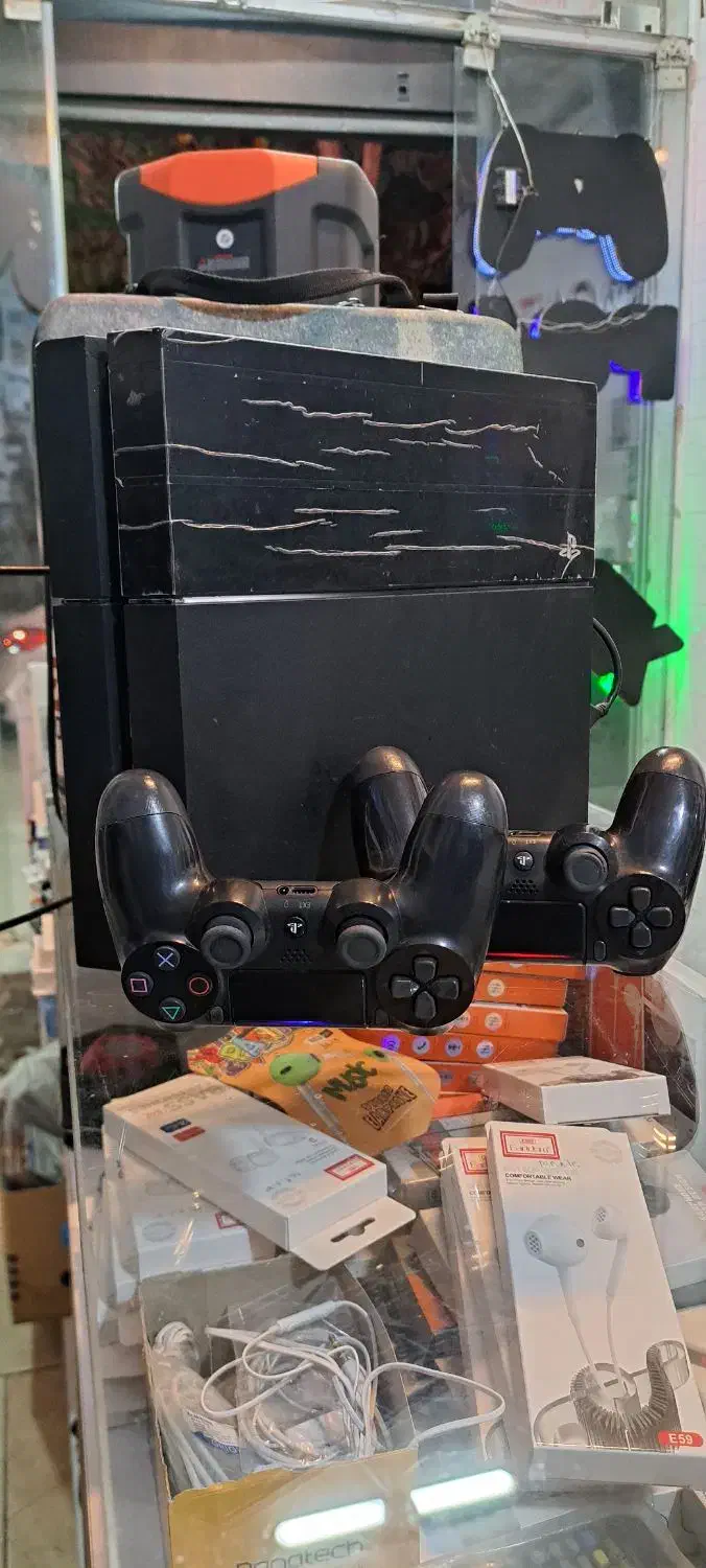 پی اس فور یک ترا کپی خور دو دسته فول گیم در حد|کنسول، بازی ویدئویی و آنلاین|مشهد, شهید علی محمدی|دیوار