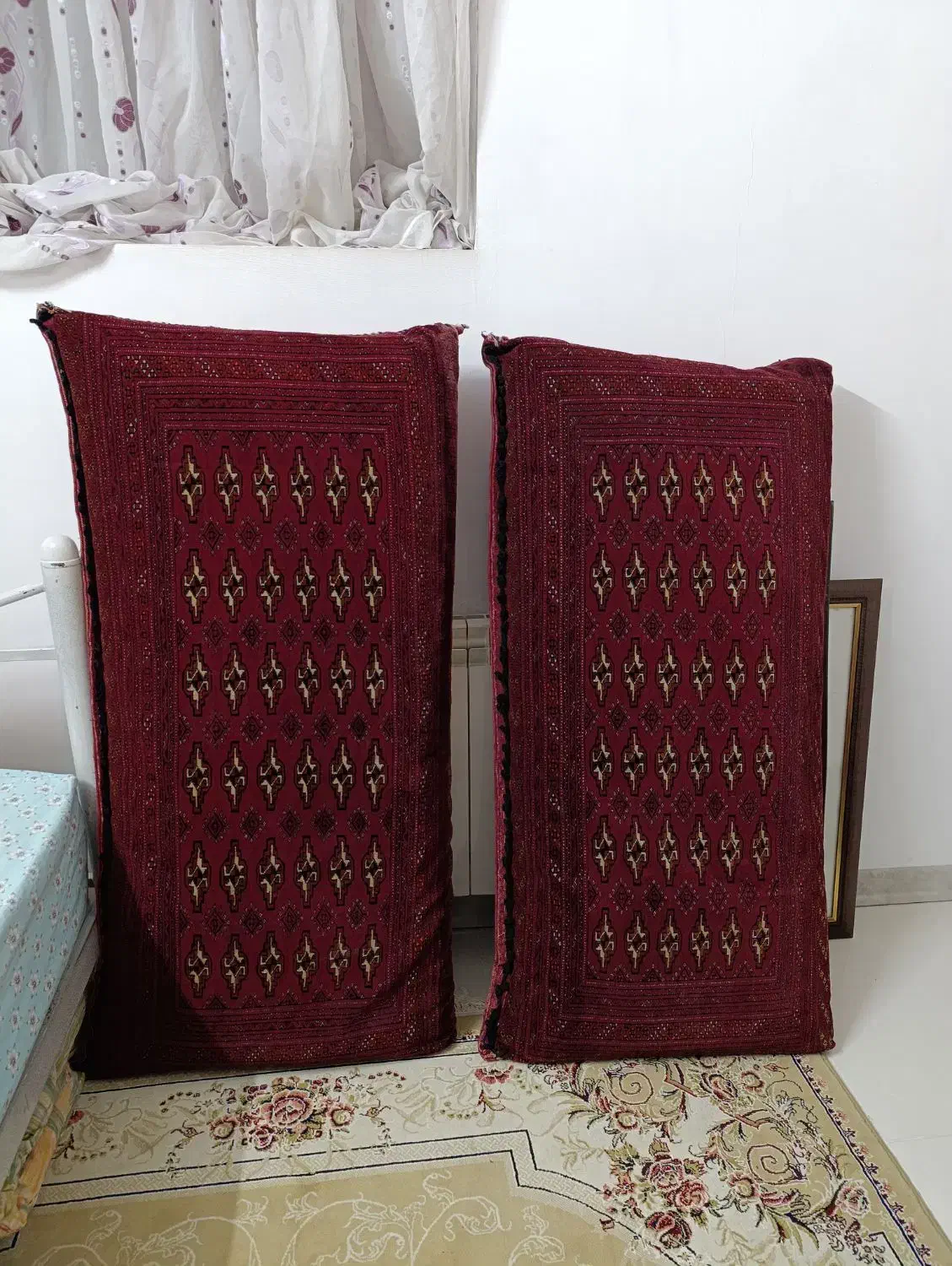 پشتی دستباف ترکمن|پشتی|مشهد, جاهد شهر|دیوار