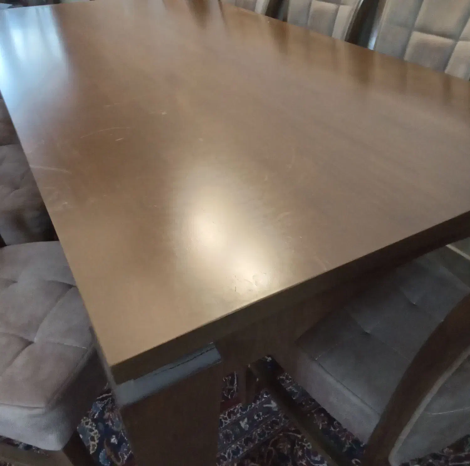 سرویس هشت نفره ناهار خوری نو زیر قیمت فروشگاه|میز و صندلی غذاخوری|قم, بلوار امین و ساحلی|دیوار