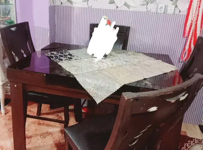 میزو صندلی 4نفره|میز و صندلی غذاخوری|خان ببین, |دیوار