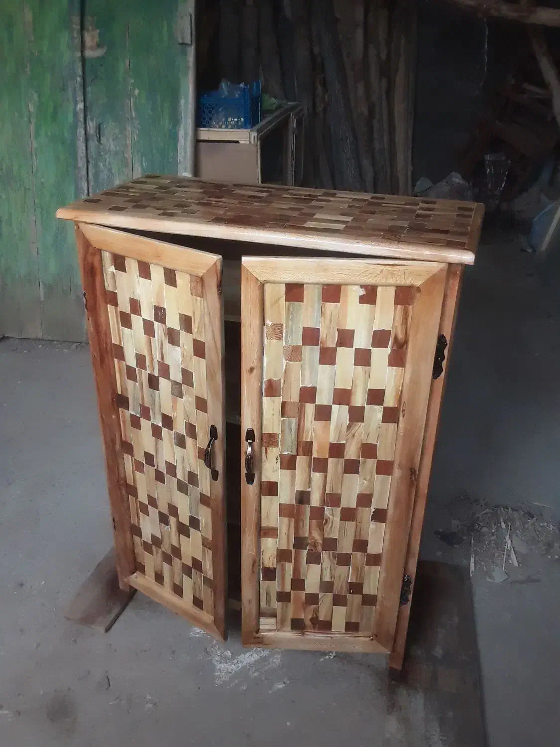 جاکفشی چوبی|جاکفشی، کمد، دراور|طرقبه, |دیوار