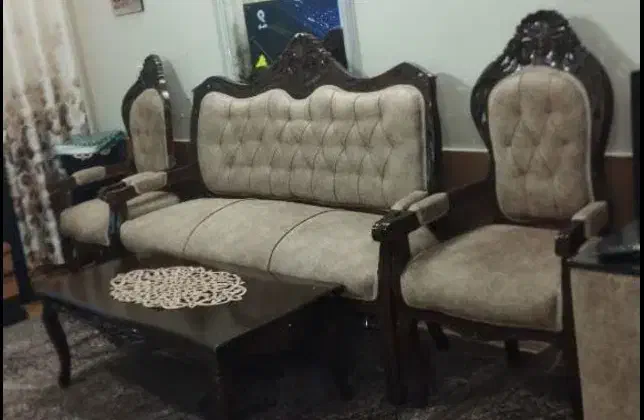 مبلمان ۷ نفره|مبلمان خانگی و میز عسلی|بروجرد, |دیوار