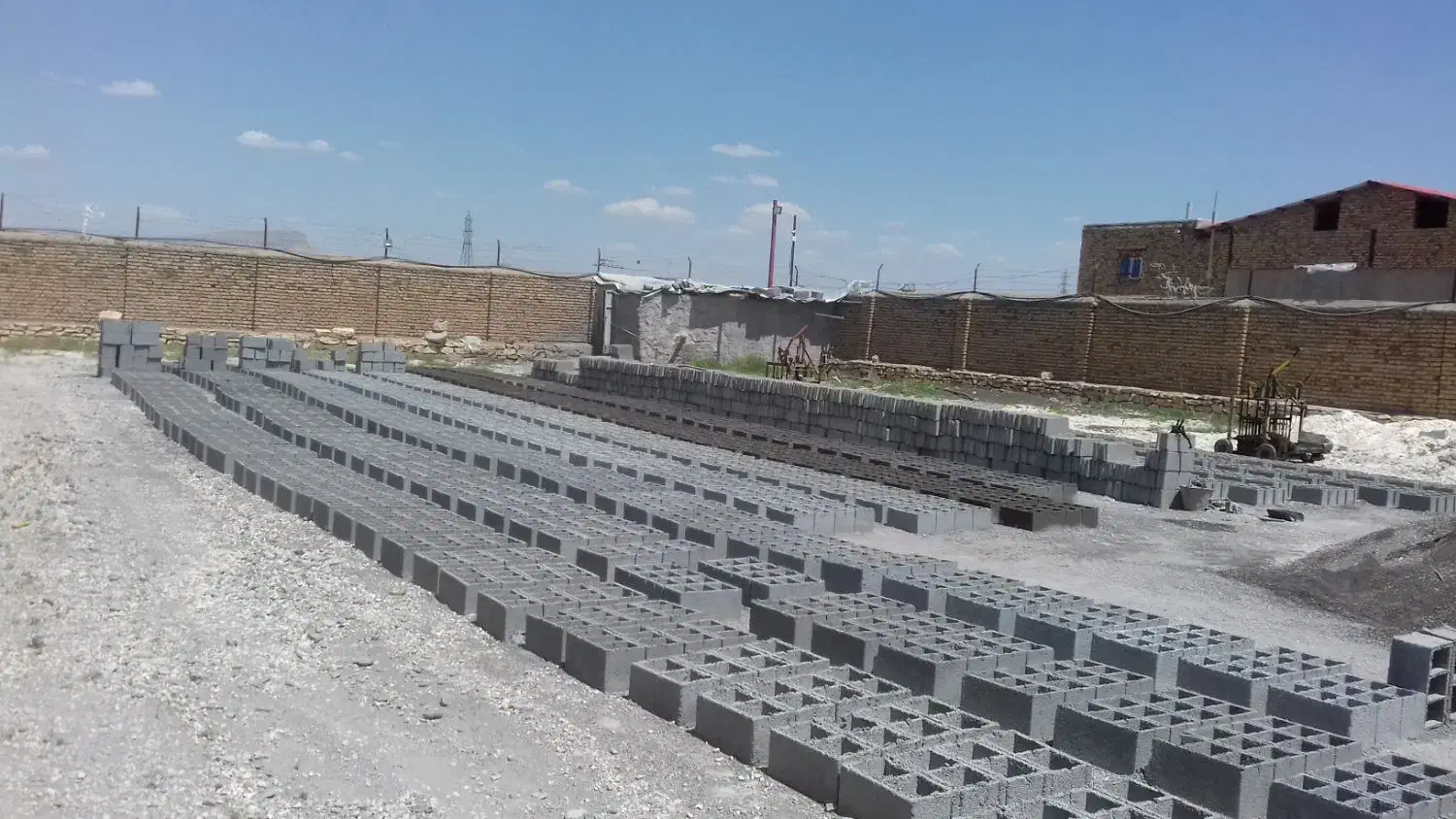 تولیدی بلوک ساختمانی و سیمانی|فعالیت داوطلبانه تحقیقاتی|کبودرآهنگ, |دیوار