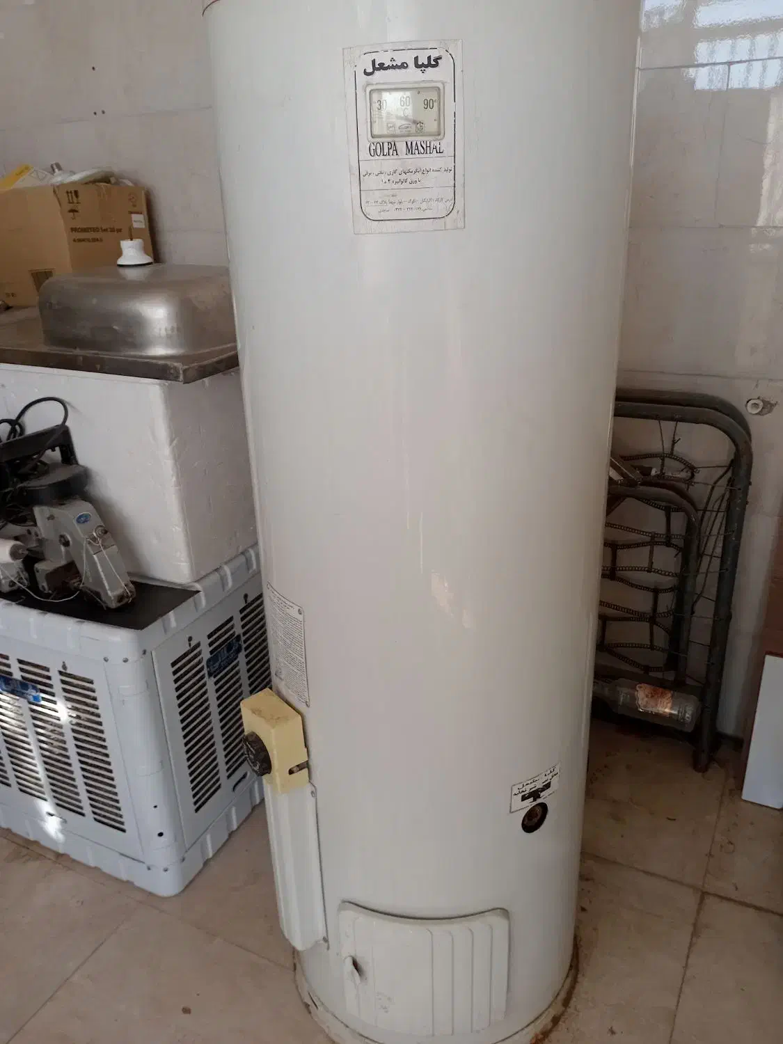 ابگرمکن زمینی درحدنو|آبگرمکن، پکیج، شوفاژ|گلپایگان, |دیوار