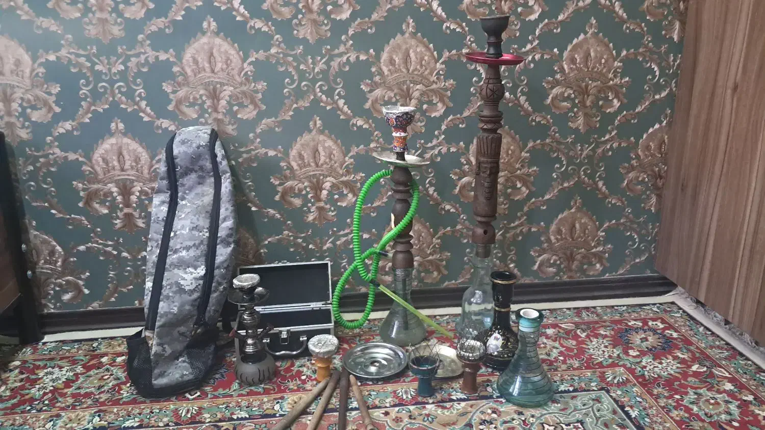 چهار عدد قلیان و وسایل|کلکسیون و سرگرمی|کرمان, |دیوار