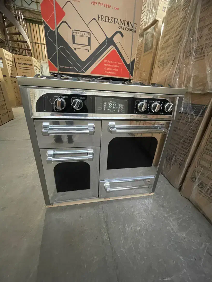 اجاق گاز طرح فر استیل رویه چدن|اجاق گاز و لوازم برقی پختوپز|تهران, تهرانپارس غربی|دیوار