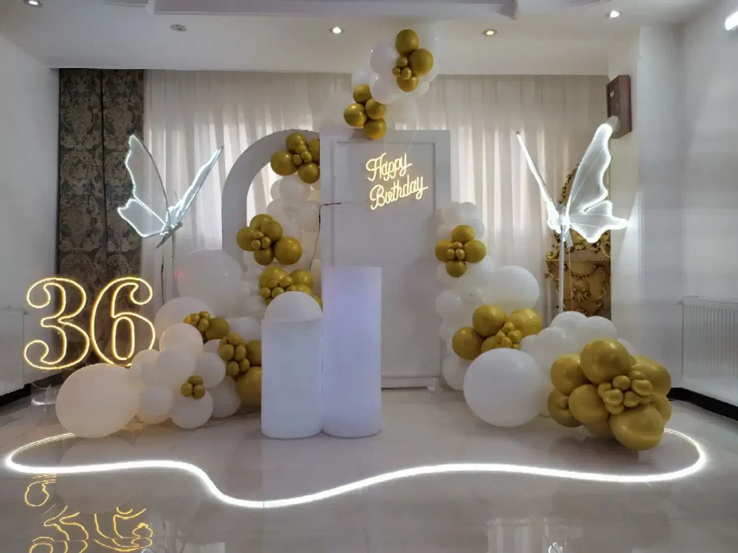 اجرای دکور های تولد و گل ارایی|خدمات پذیرایی، مراسم|قم, باغ شریفی|دیوار