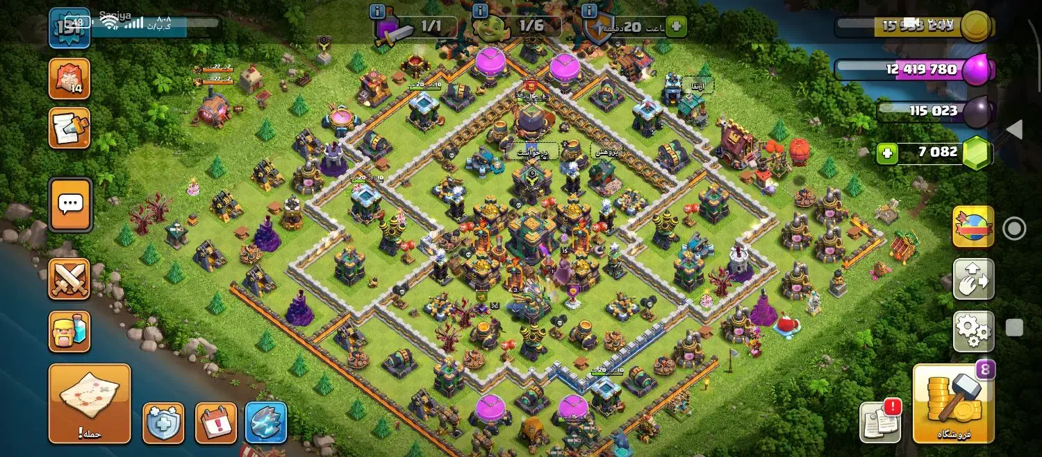 اکانت کلش آف کلنز|کنسول، بازی ویدئویی و آنلاین|تایباد, |دیوار