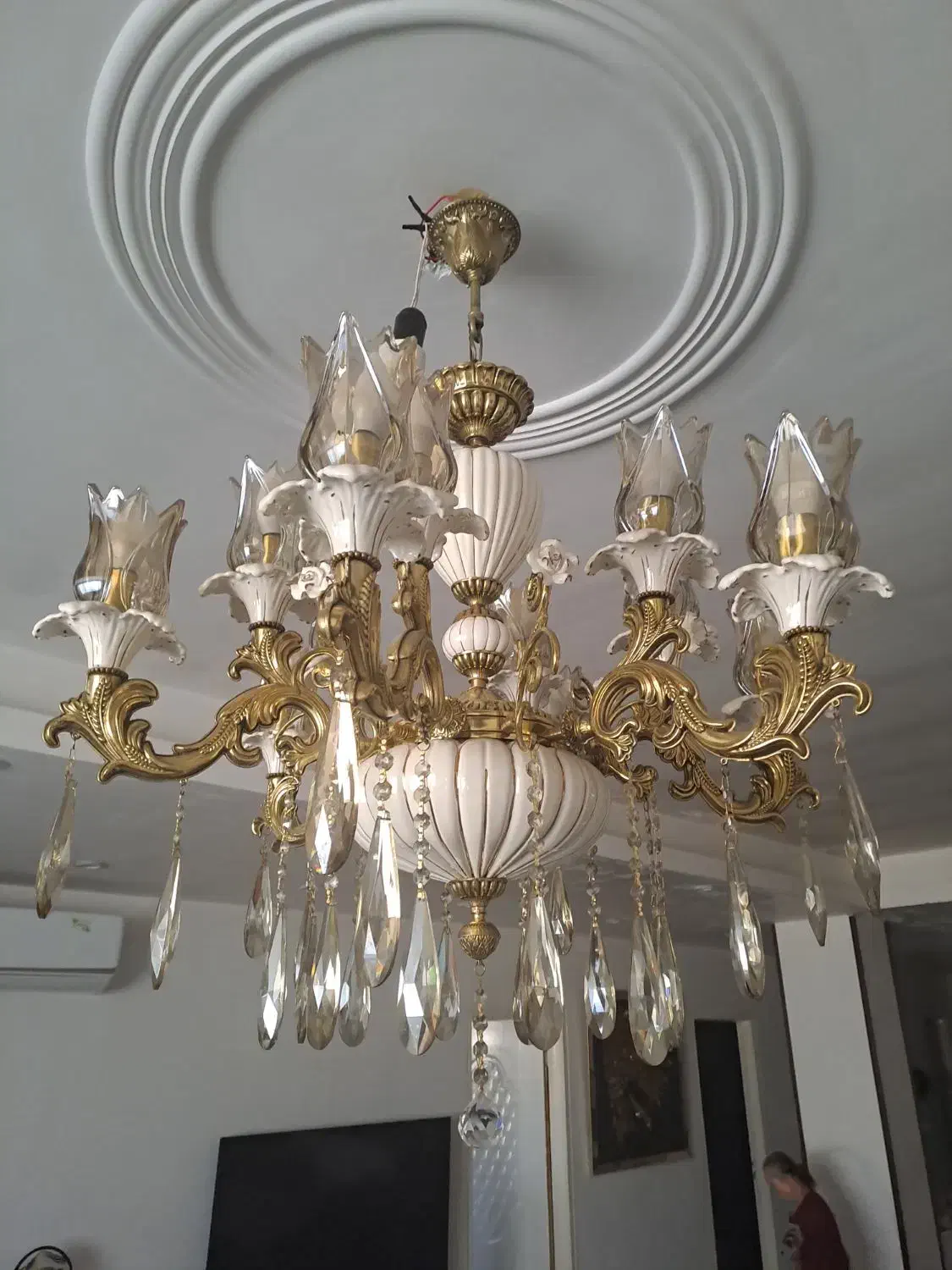 لوستر|لوستر و چراغ آویز|فردیس, شهرک ارم|دیوار