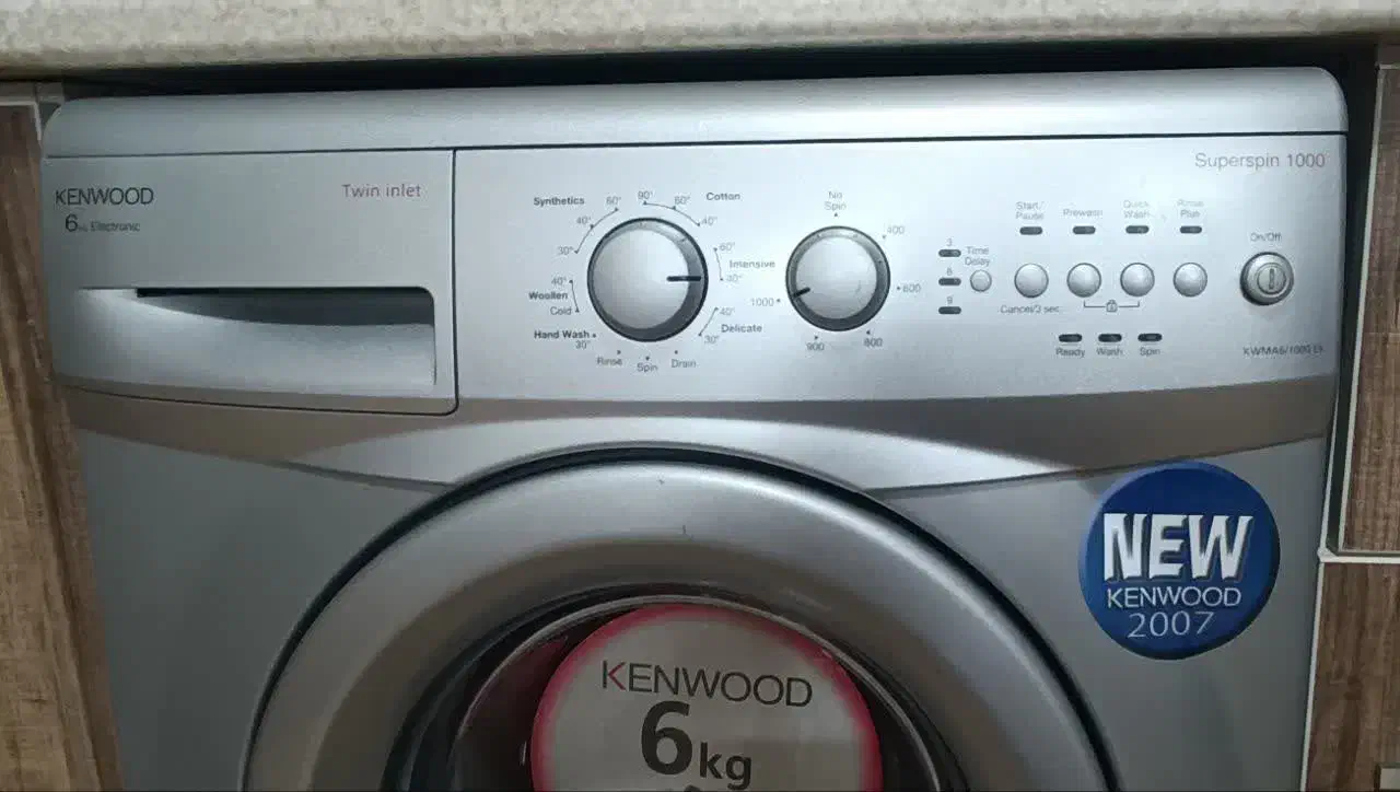 ماشین لباسشویی ۶ کیلویی کنوود سالم|ماشین لباسشویی و خشک‌کن لباس|خمین, |دیوار